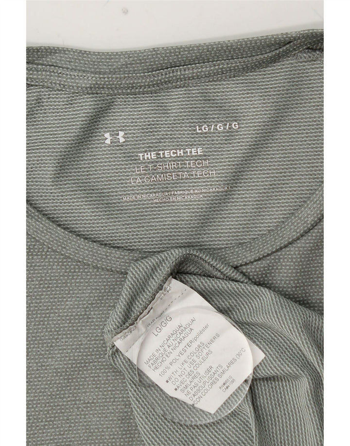 UNDER ARMOUR Herren T-Shirt Top Large Grün Polyester