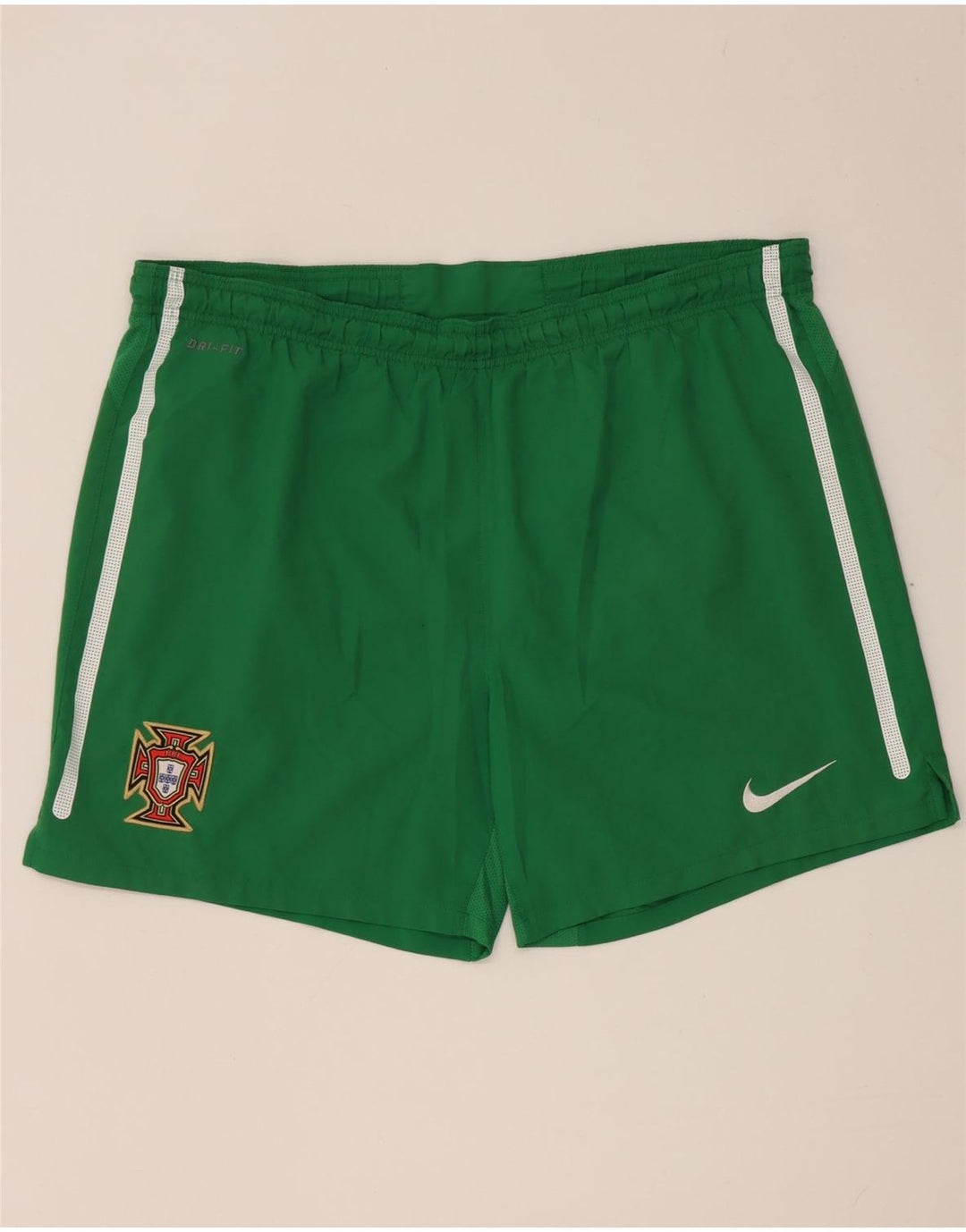 Nike Portugal Sportshorts für Herren, groß, grünes Polyester