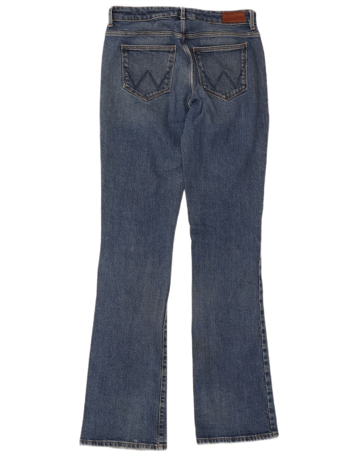 Wrangler Damen Bootcut-Jeans W29 L34 Blaue Baumwolle