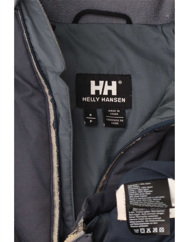 Helly Hansen Herren Wattierte Jacke UK 36 Small Marineblaues Colourblock-Nylon
