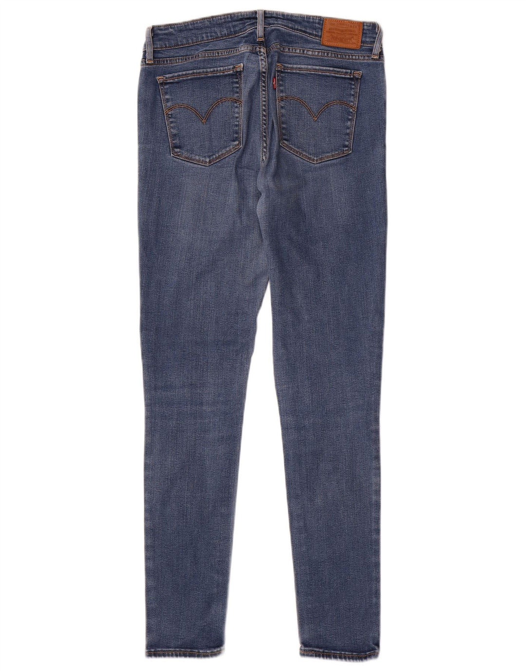 Levi's Damen 711 Skinny Jeans W29 L30 Blaues Lyocell