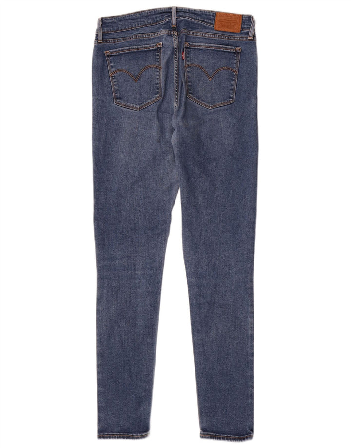 Levi's Damen 711 Skinny Jeans W29 L30 Blaues Lyocell