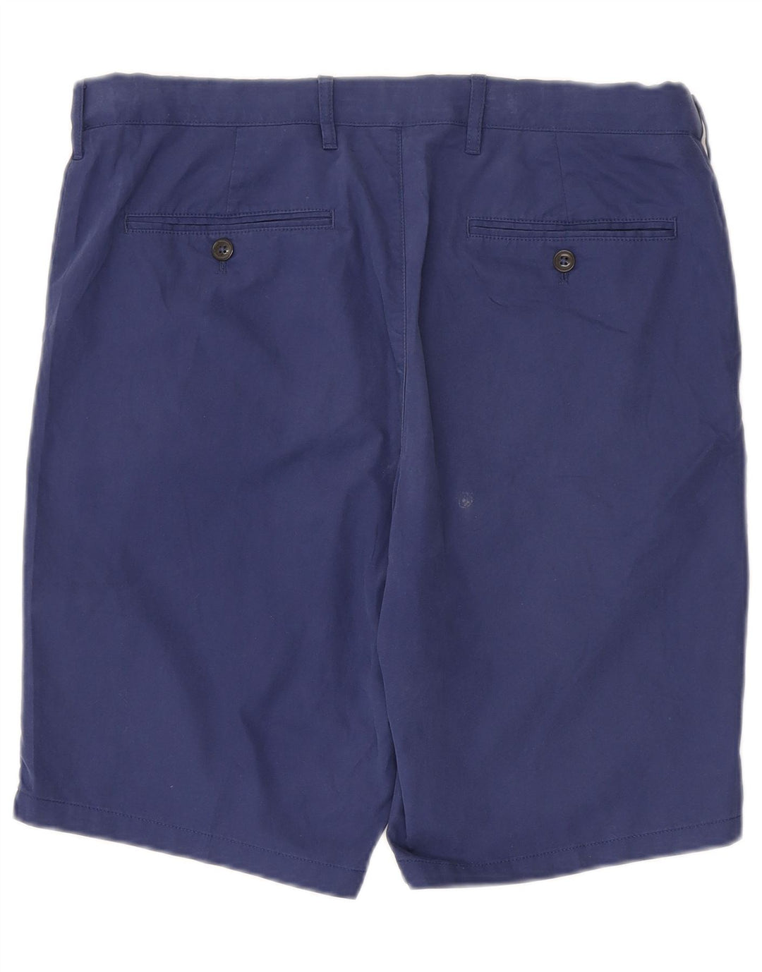 Marks & Spencer Herren-Chinoshorts W34, Größe L, Blau, Baumwolle