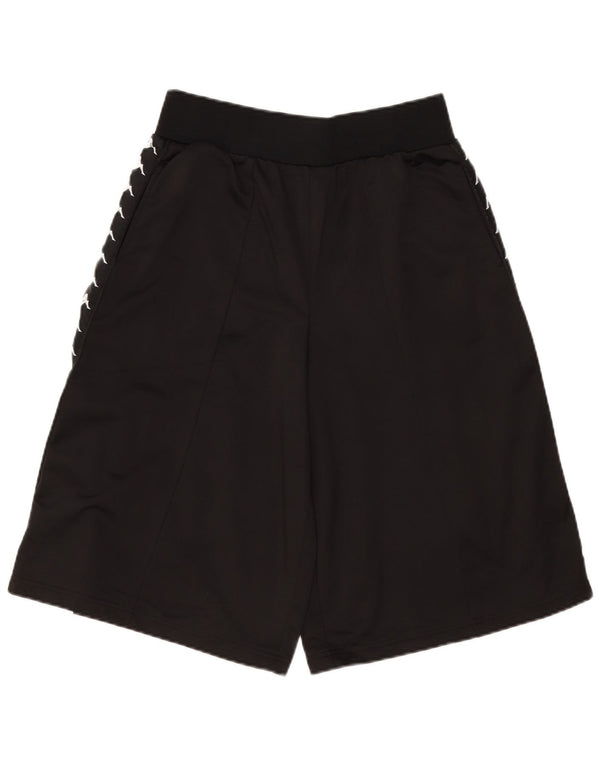 Kappa Herren Graphic Sport Shorts Small Schwarz