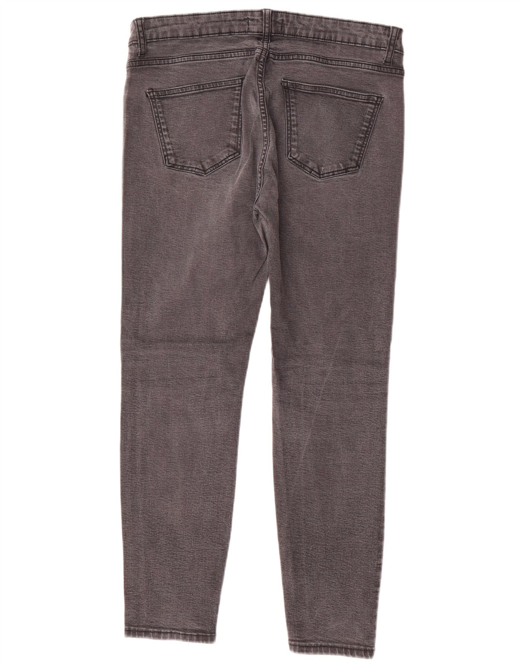 Zara Damen Slim Jeans EU 42 Large W32 L26 Grau