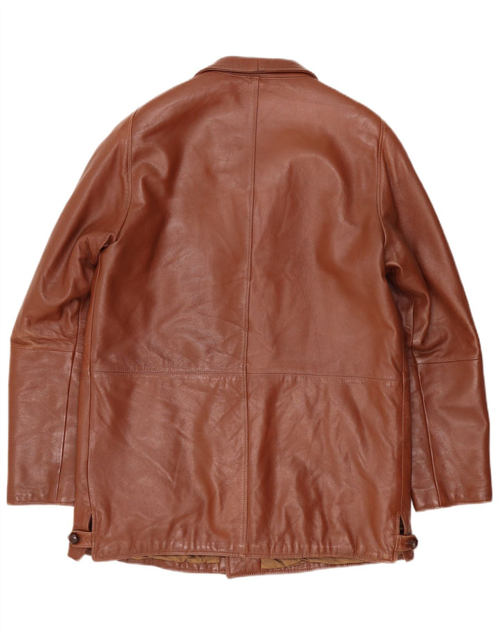 Scout Herren Lederjacke UK 40 Large Braun