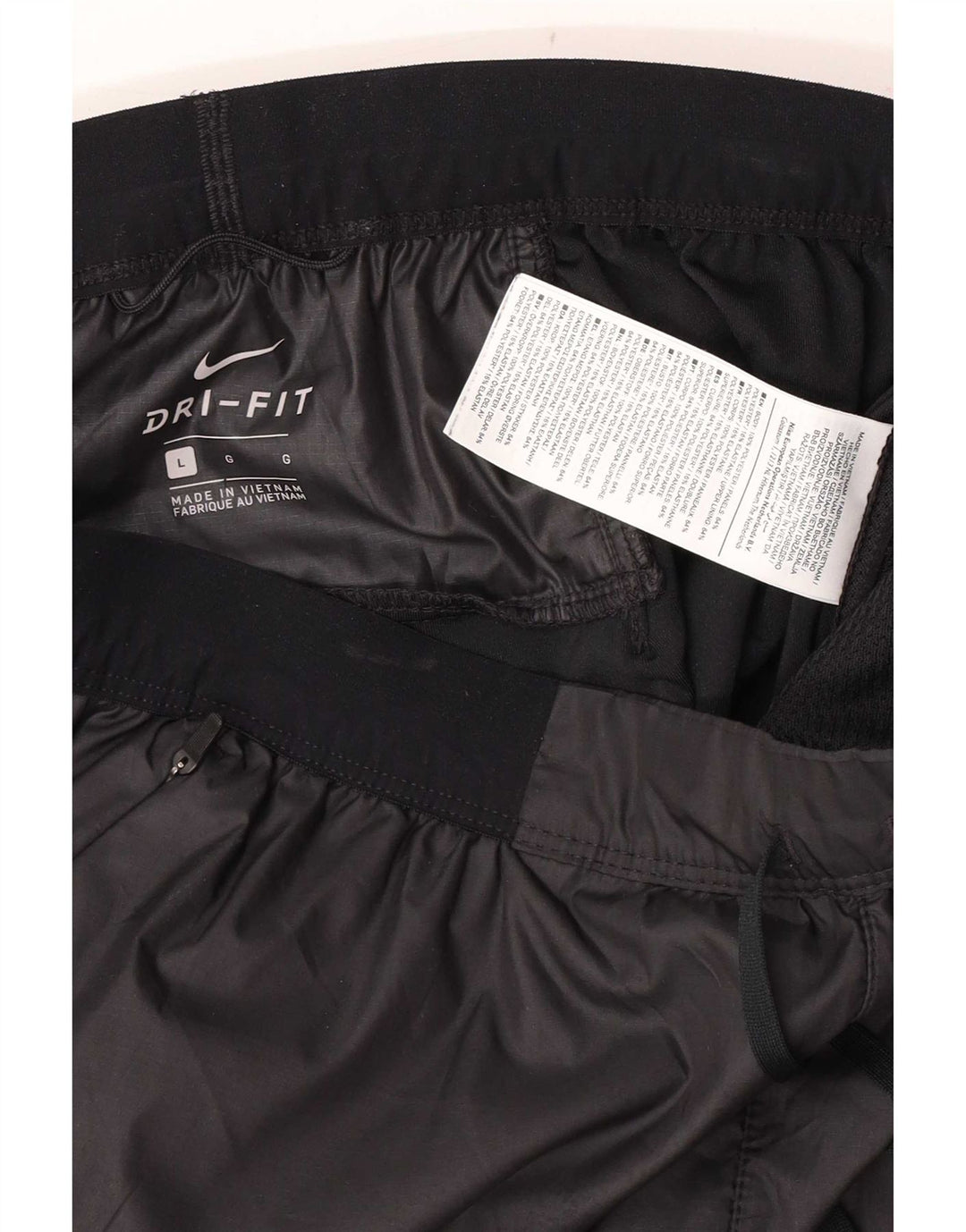 Nike Herren-Trainingshose, groß, schwarzes Farbblock-Polyester