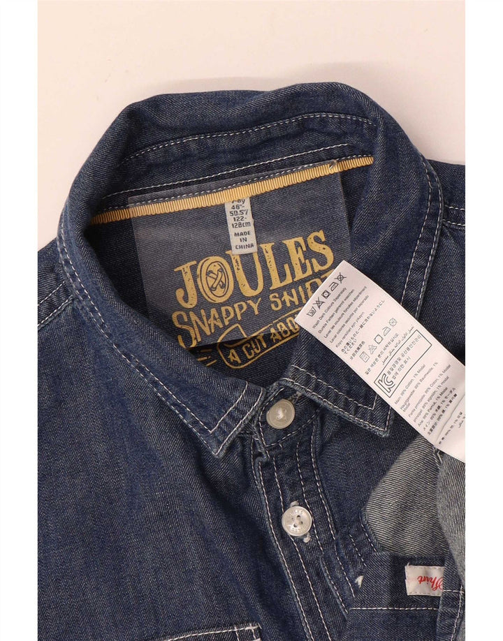 Joules Jeanshemd für Jungen, 7–8 Jahre, marineblaue Baumwolle