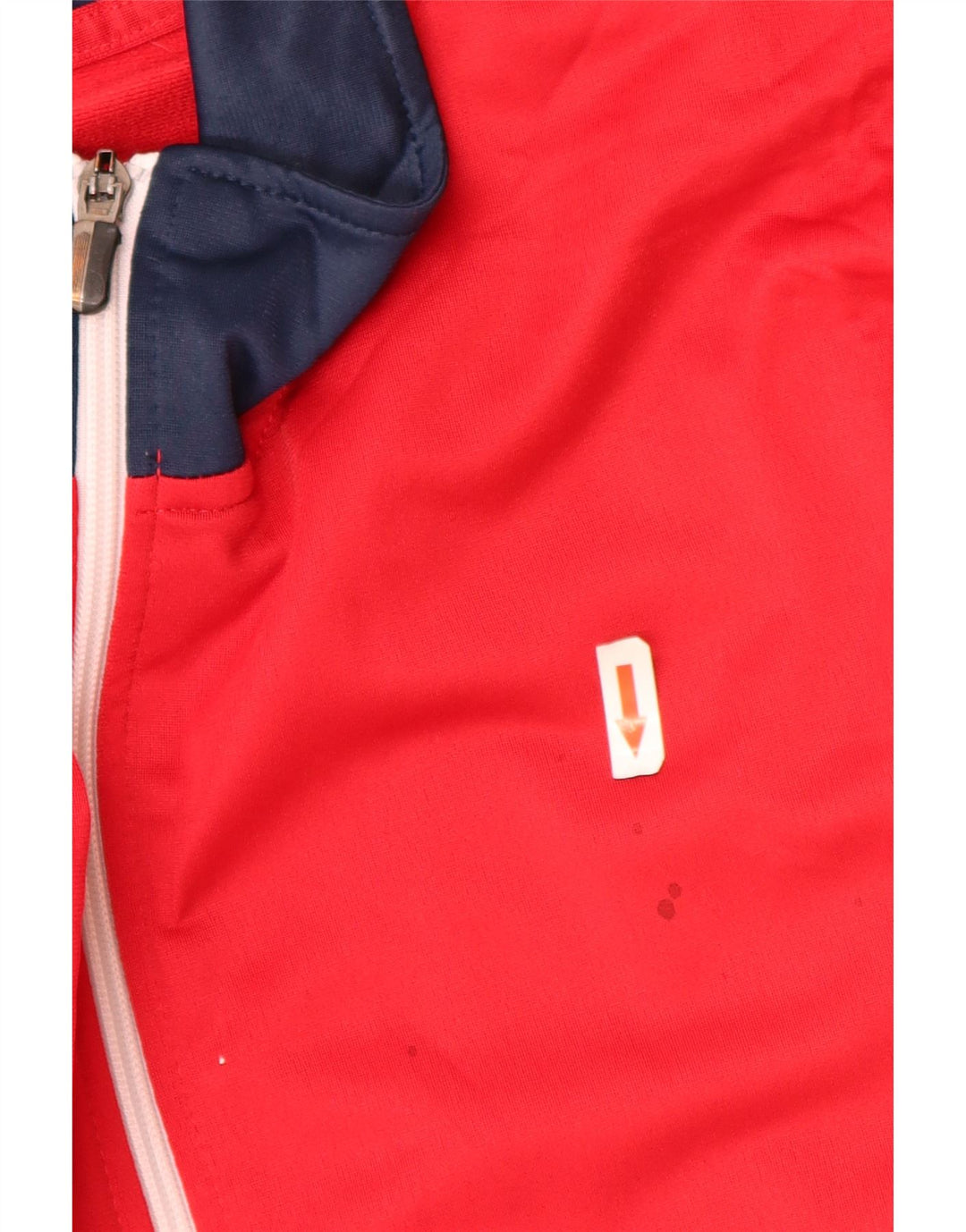Asics Herren-Trainingsanzug-Oberteil, Jacke, XL, Rot, Farbblock