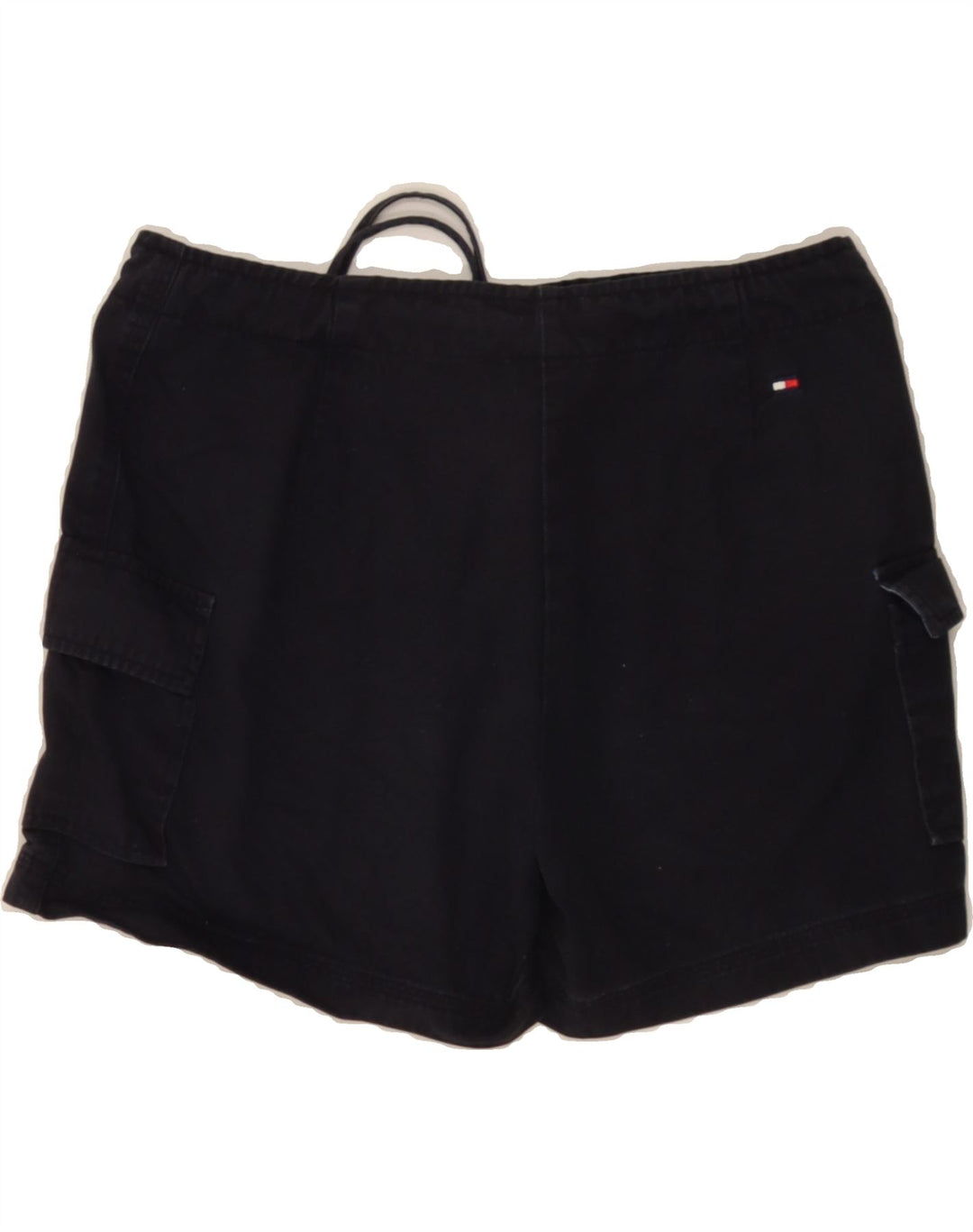 TOMMY HILFIGER Womens Cargo Shorts US 4 Small W27 Navy Blue Cotton Vintage Tommy Hilfiger and Second-Hand Tommy Hilfiger from Messina Hembry 