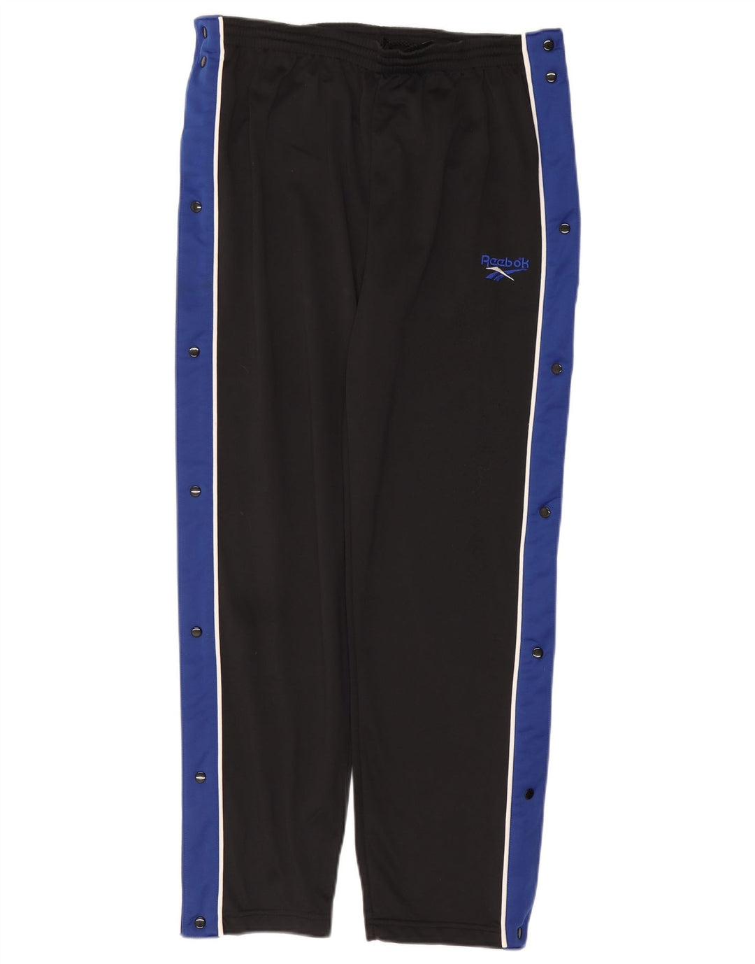 Reebok Herren-Trainingshose, Größe S, Schwarz, Colourblock-Polyester