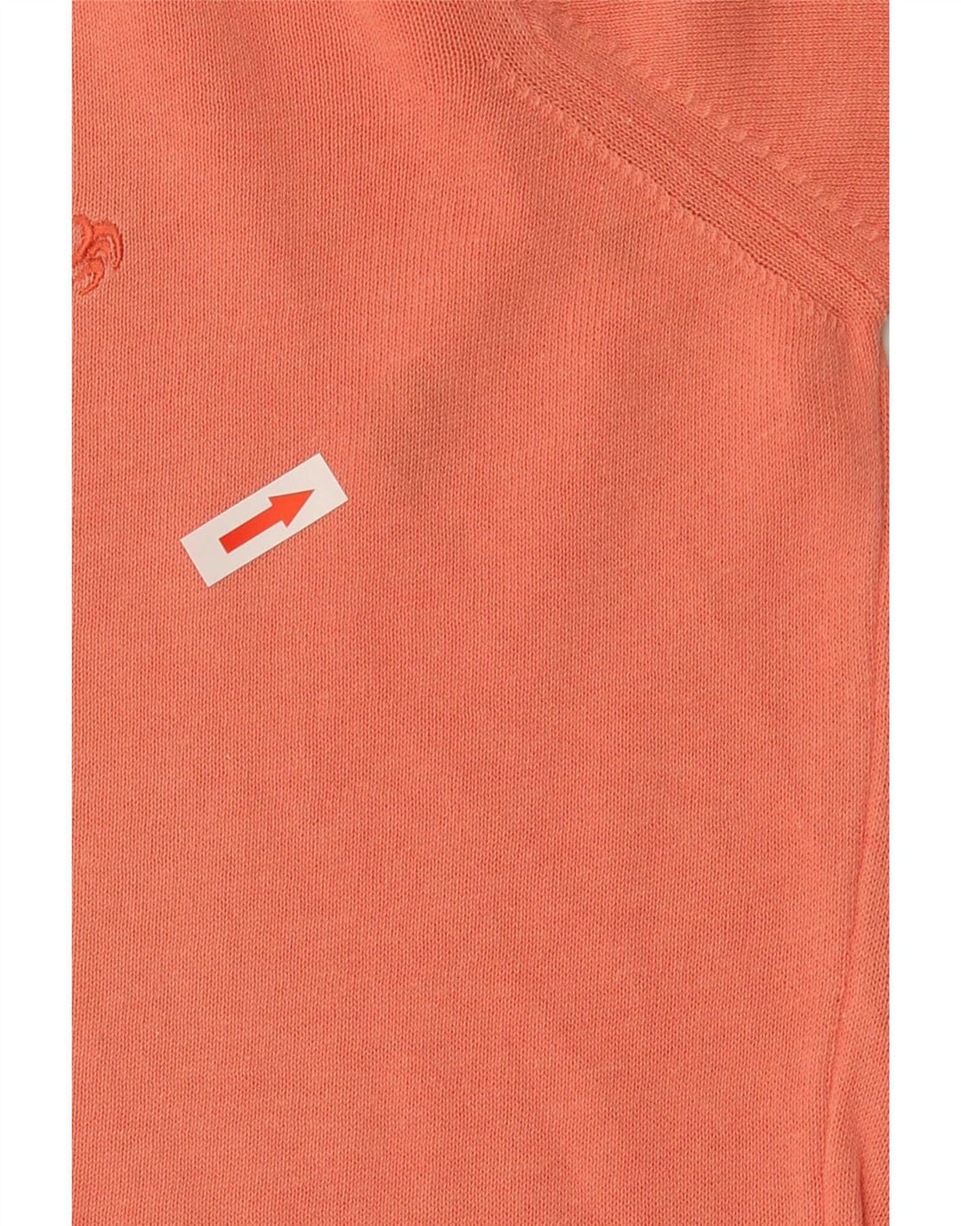 Il Granchio Herren-Pullover mit Rundhalsausschnitt, mittelorangefarbene Baumwolle