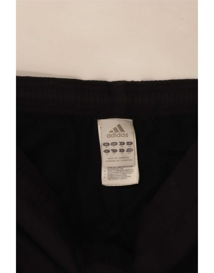 Adidas Damen Capri-Trainingshose, UK 10, Größe S, Schwarz, Polyester