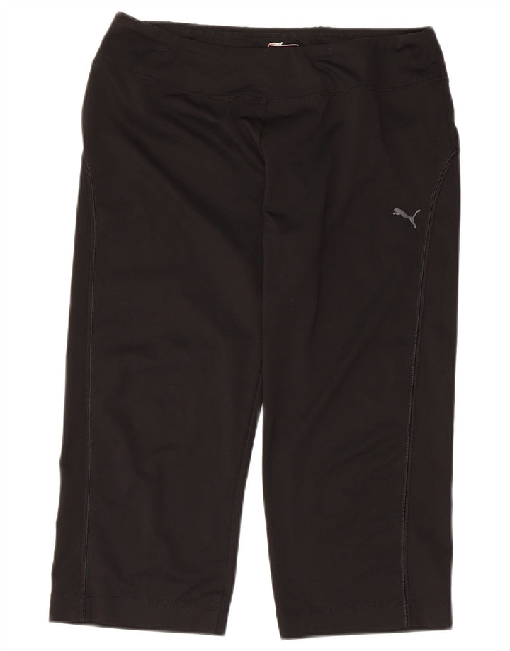 Puma Damen Capri-Leggings UK 14 Large Schwarz Polyester