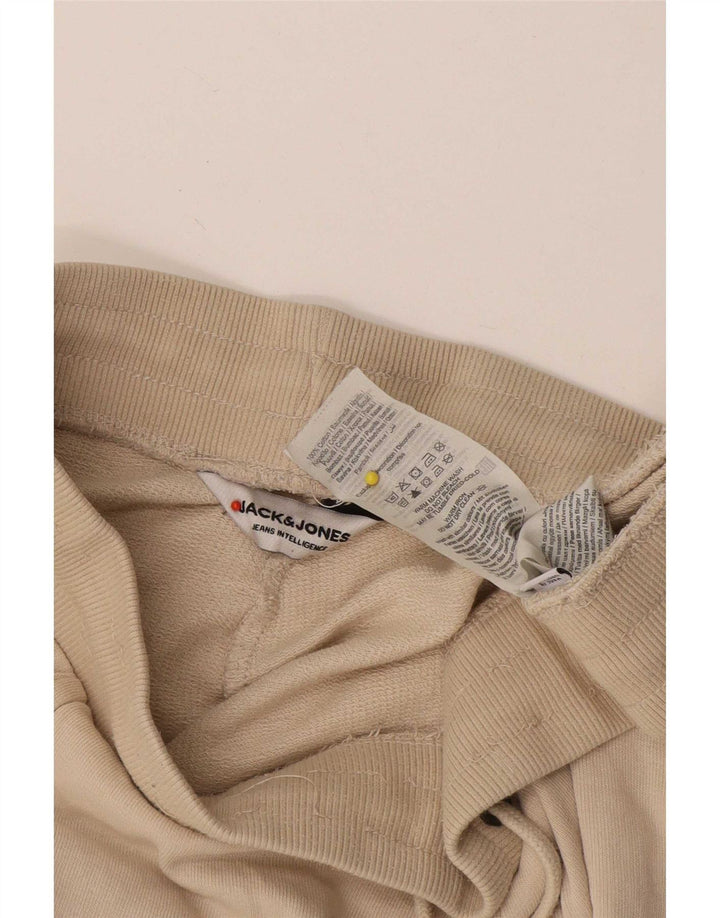 Jack & Jones Herren-Sportshorts, Größe S, Beige, Baumwolle