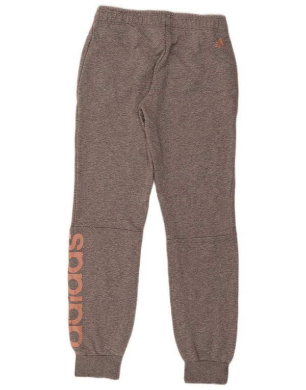 ADIDAS Damen Trainingshose Jogger UK 8/10 Small Grey Flecked