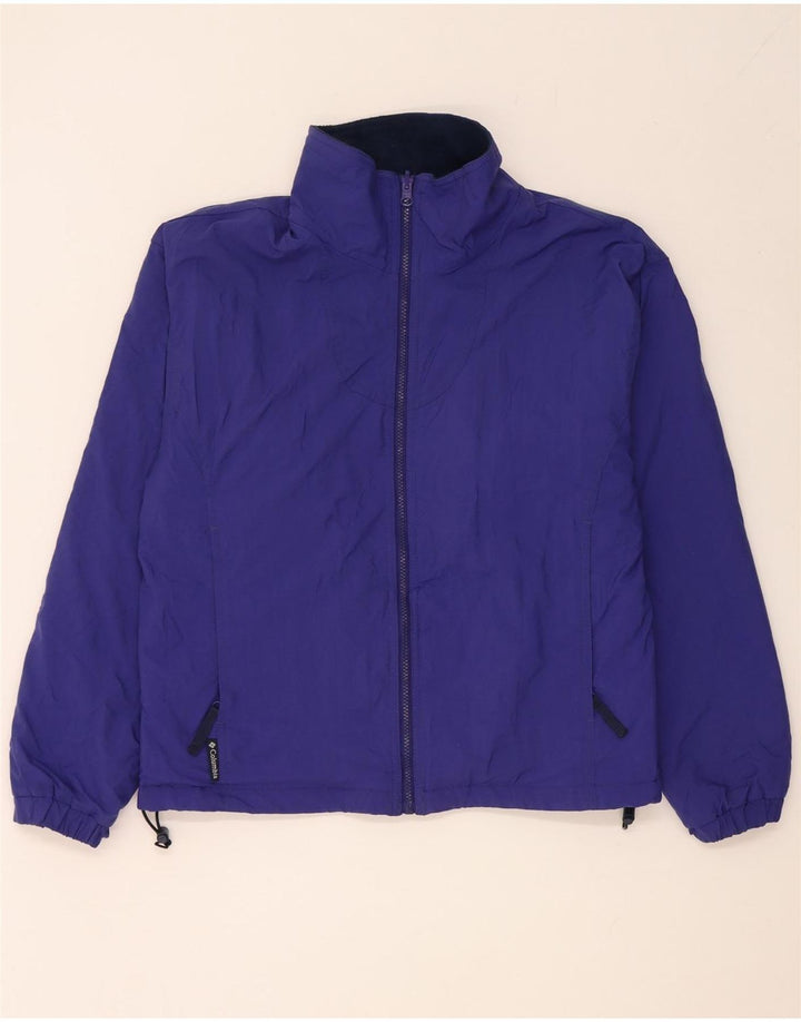 Columbia Damen Übergroße Wendejacke UK 14 Mittelgrüner Farbblock
