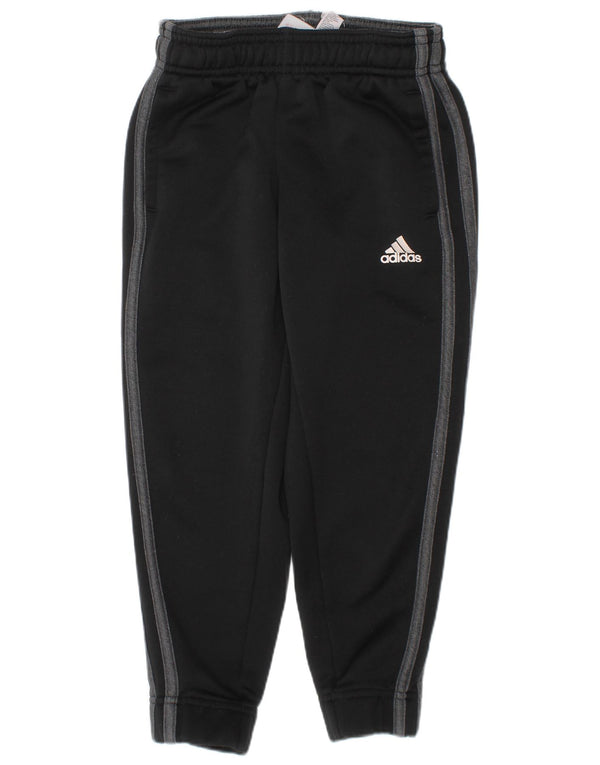 Adidas Jungen Climalite Trainingshose Jogger 4-5 Jahre Schwarz Polyester