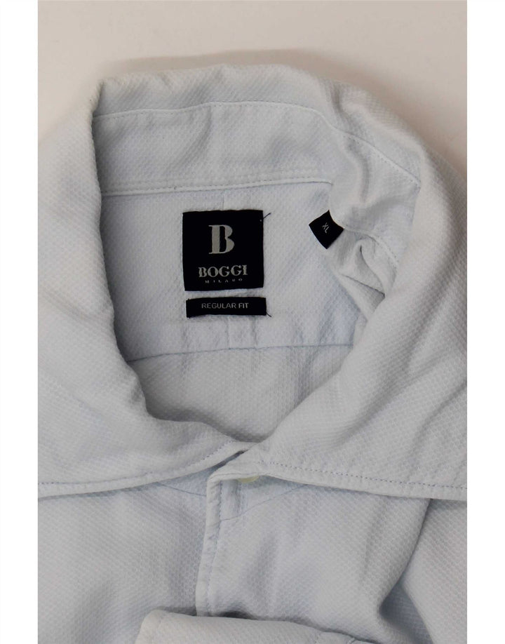 Boggi Herrenhemd XL Blau