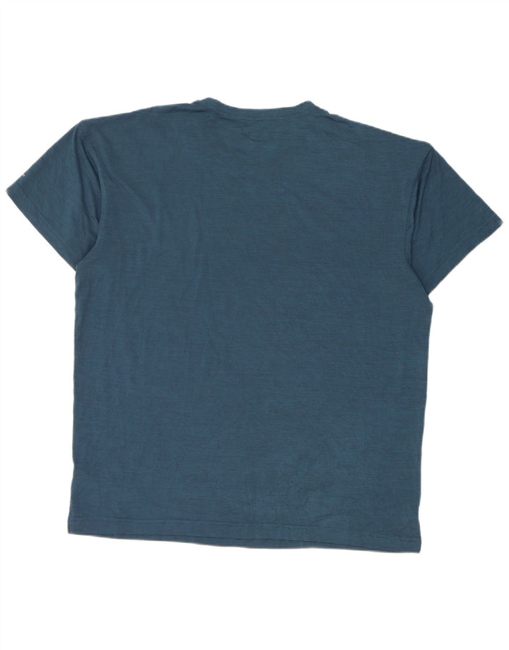 Columbia Herren T-Shirt Top Large Blau Polyester