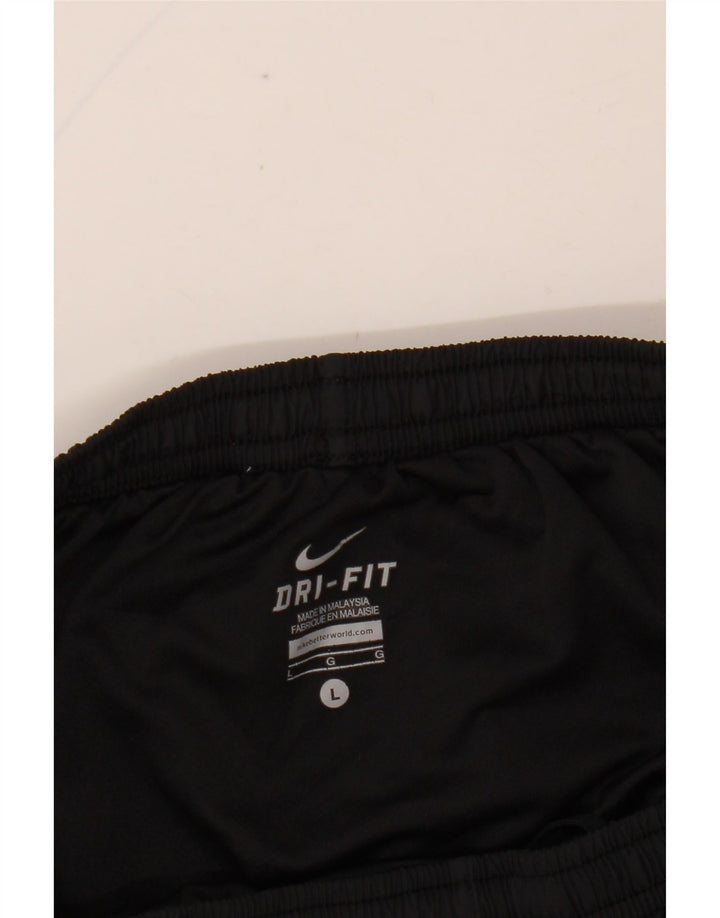 NIKE Damen Dri Fit Sport Shorts UK 14 Large Schwarz