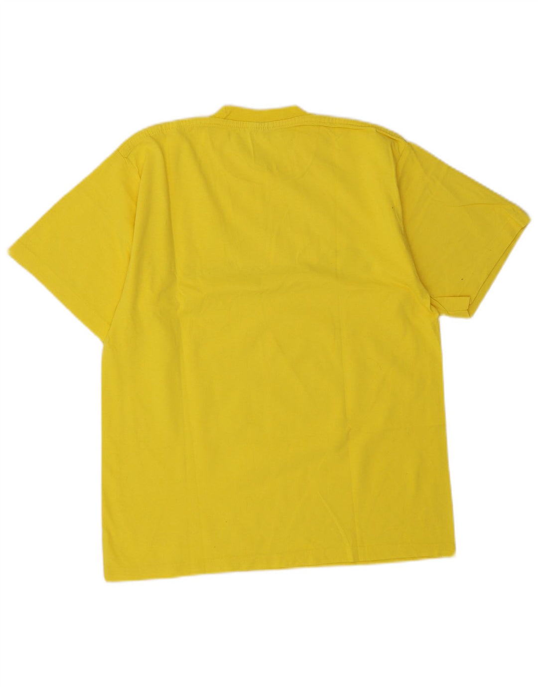 Champion Herren Grafik-T-Shirt-Oberteil Mittelgelb