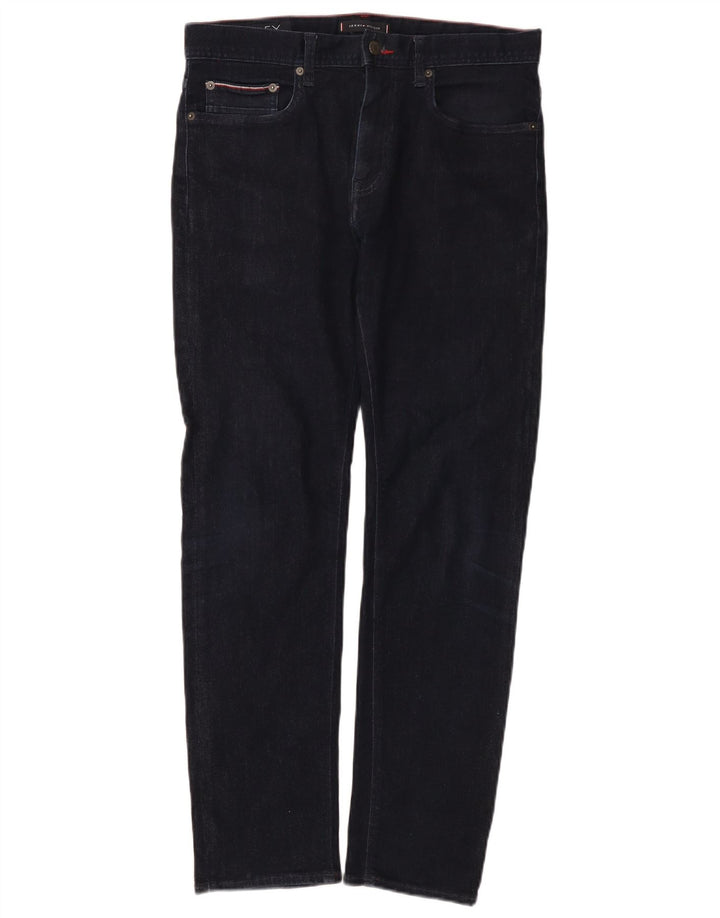 Tommy Hilfiger Herren Bleecker Slim Jeans W32 L30 Marineblau Baumwolle