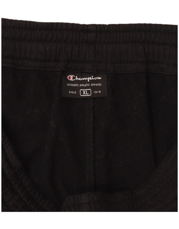 CHAMPION Mens Tracksuit Trousers XL  Black