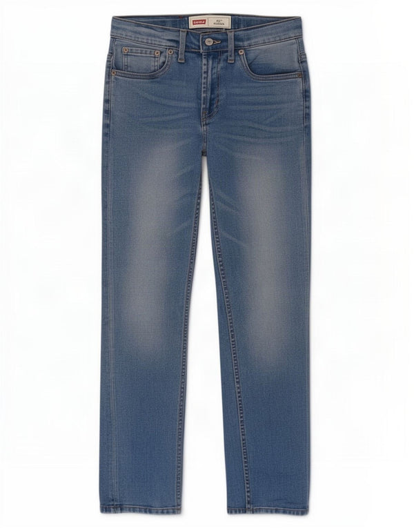 Levi's Jungen 512 Slim Tapered Jeans 11–12 Jahre W22 L28 Blaue Baumwolle