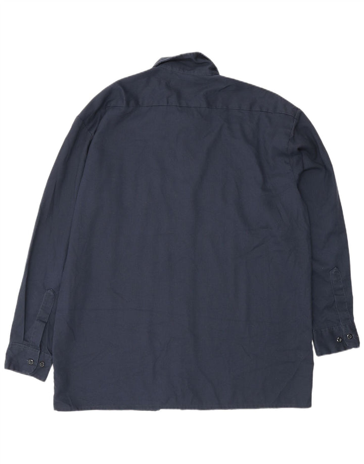 Dickies Herren-Hemd, groß, marineblau, Polyester