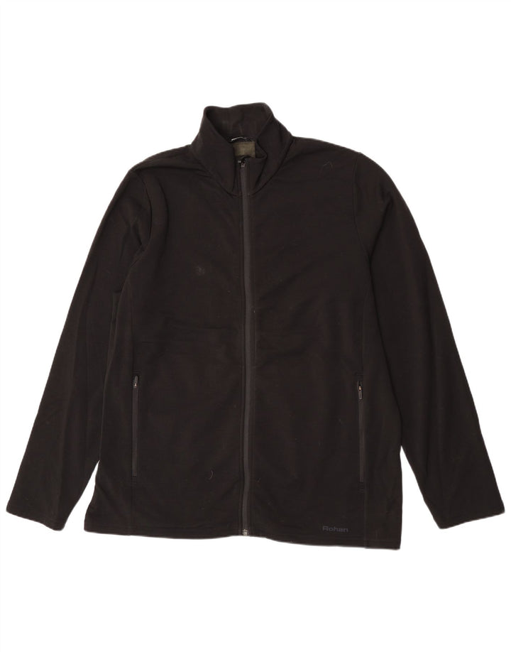 Rohan Herren Fleecejacke UK 42 XL Schwarz Polyester
