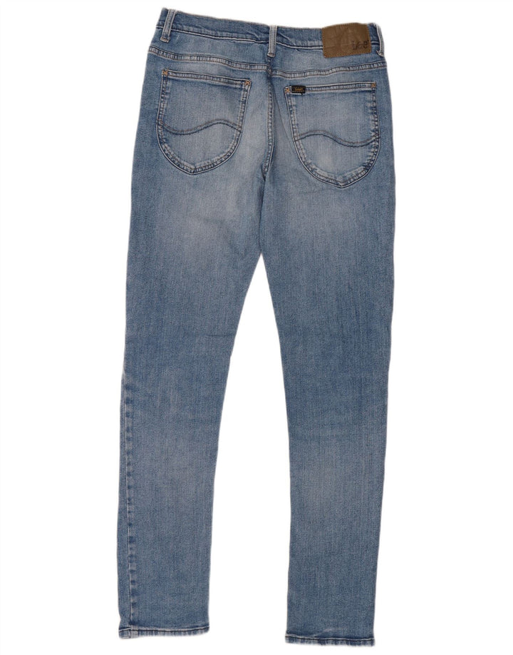 Lee Herren Skinny Jeans W30 L30 Blaue Baumwolle