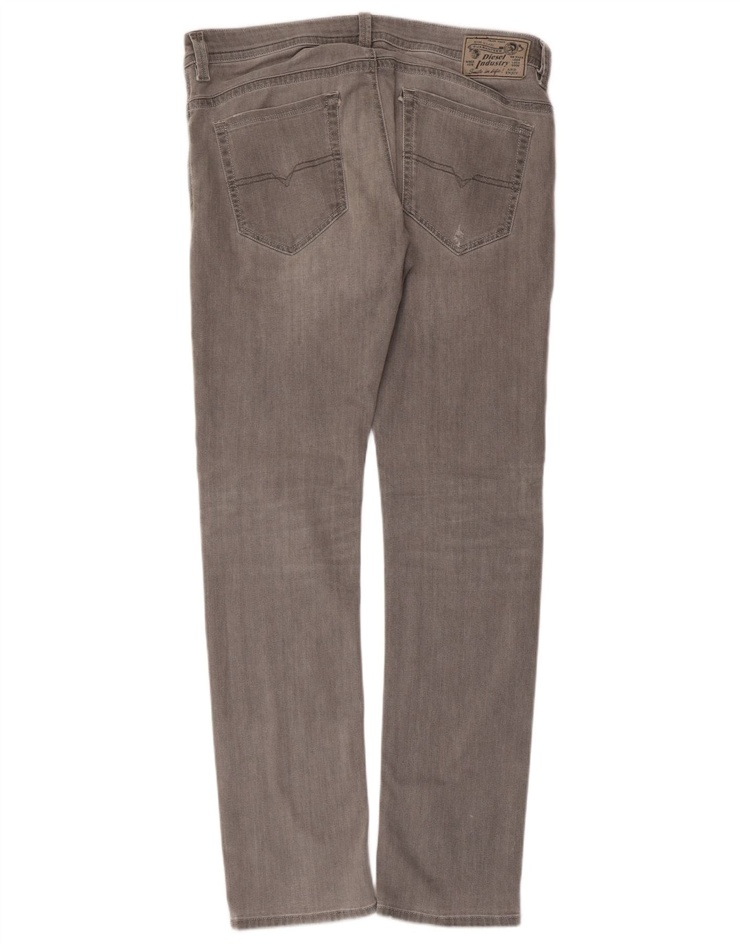 Diesel Damen Thavar Slim Skinny Jeans W34 L32 Graue Baumwolle