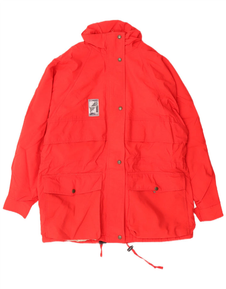 ELHO Damen Gore-Tex Loose Fit Skijacke IT 42 Mittelrotes Polyamid