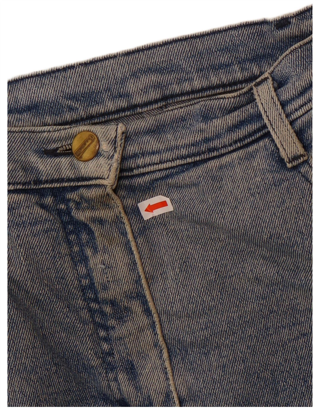 Quarry Damen Mini-Jeansrock W31 mittelblaue Baumwolle