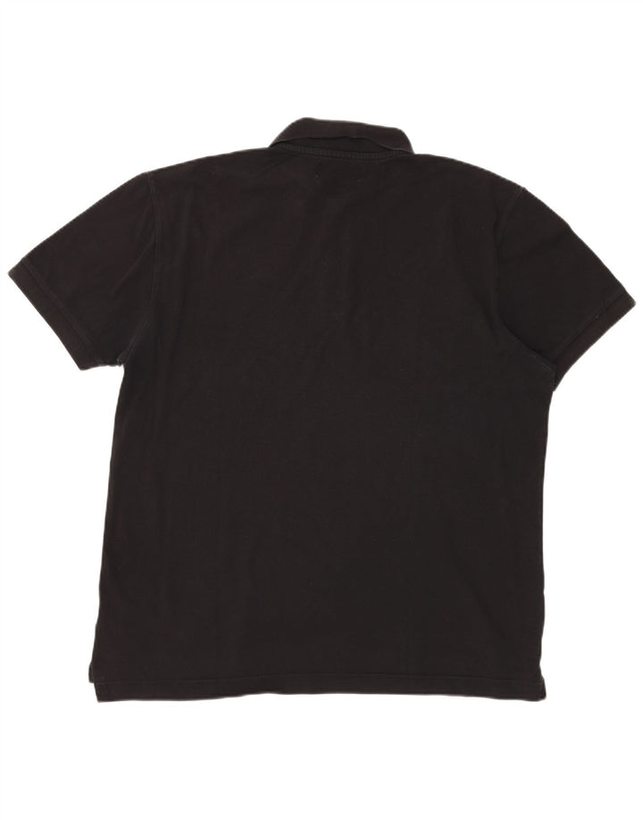 KAPPA Herren Poloshirt XL Schwarz Baumwolle