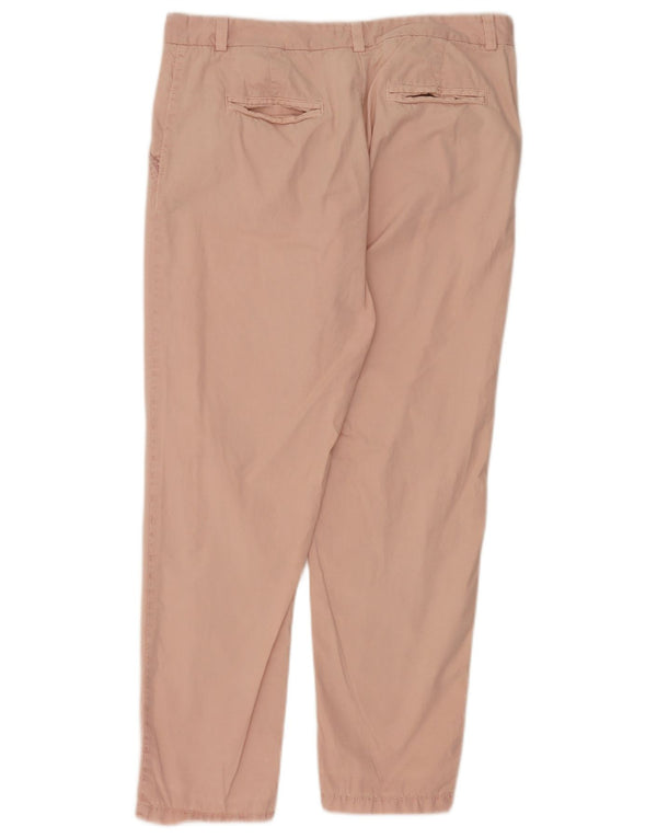 Gerade Chino-Hose für Damen von Marks & Spencer, Gr. 14, Größe L, W34, L28, Rosa