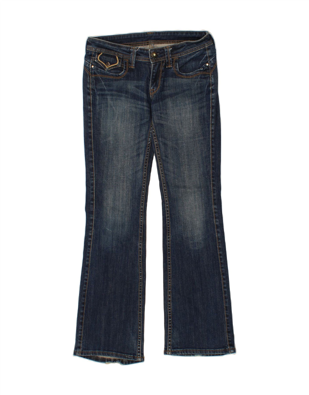 WRANGLER Damen Bootcut-Jeans W30 L30 Marineblau