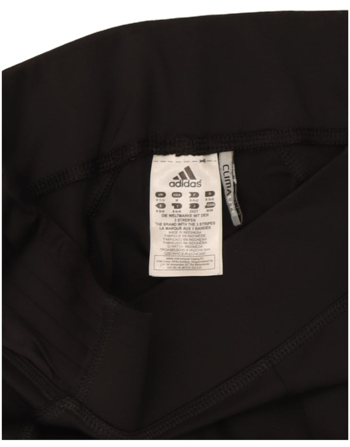 Adidas Damen-Trainingshose UK 12/14 Mittelschwarzes Polyester