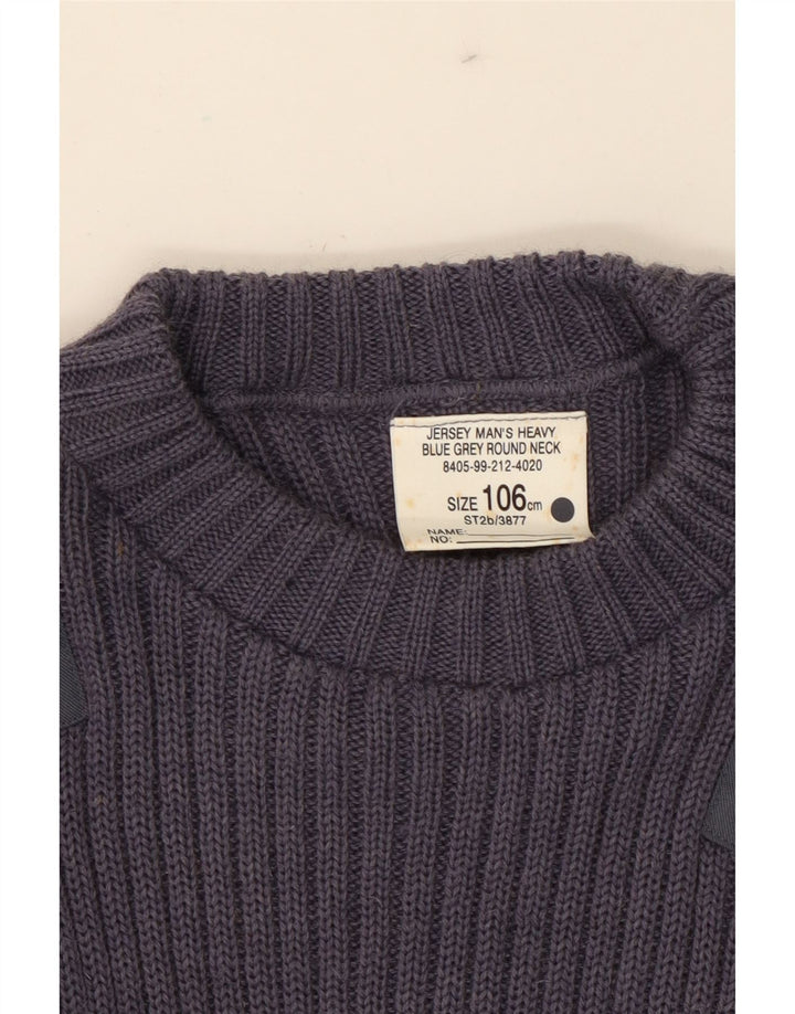 VINTAGE Mens Crew Neck Jumper Sweater Medium Purple Vintage Vintage and Second-Hand Vintage from Messina Hembry 