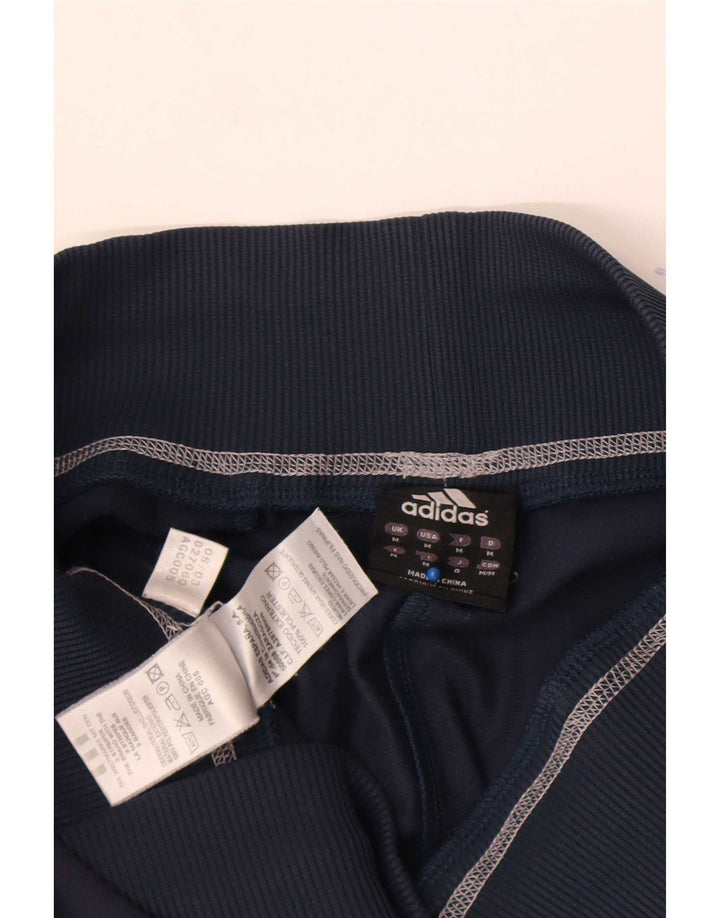 Adidas Herren-Trainingshose mit Grafik, mittelgroß, marineblau, Polyester