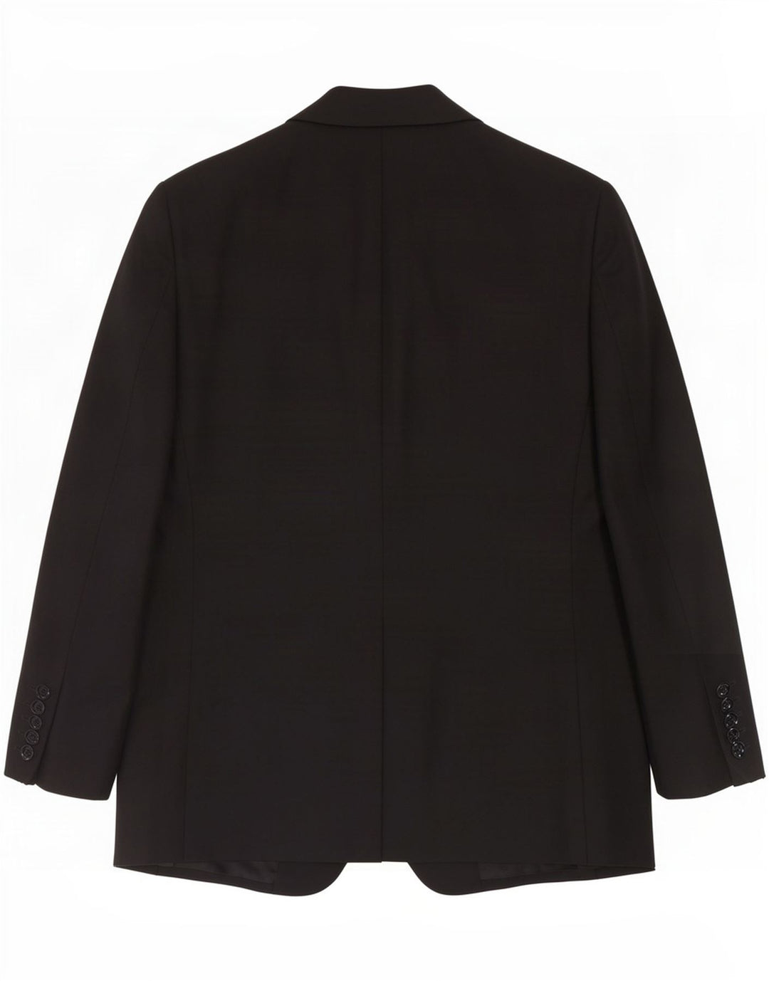 Trussardi Herren-Blazer mit 2 Knöpfen, IT 52 XL, schwarze Wolle