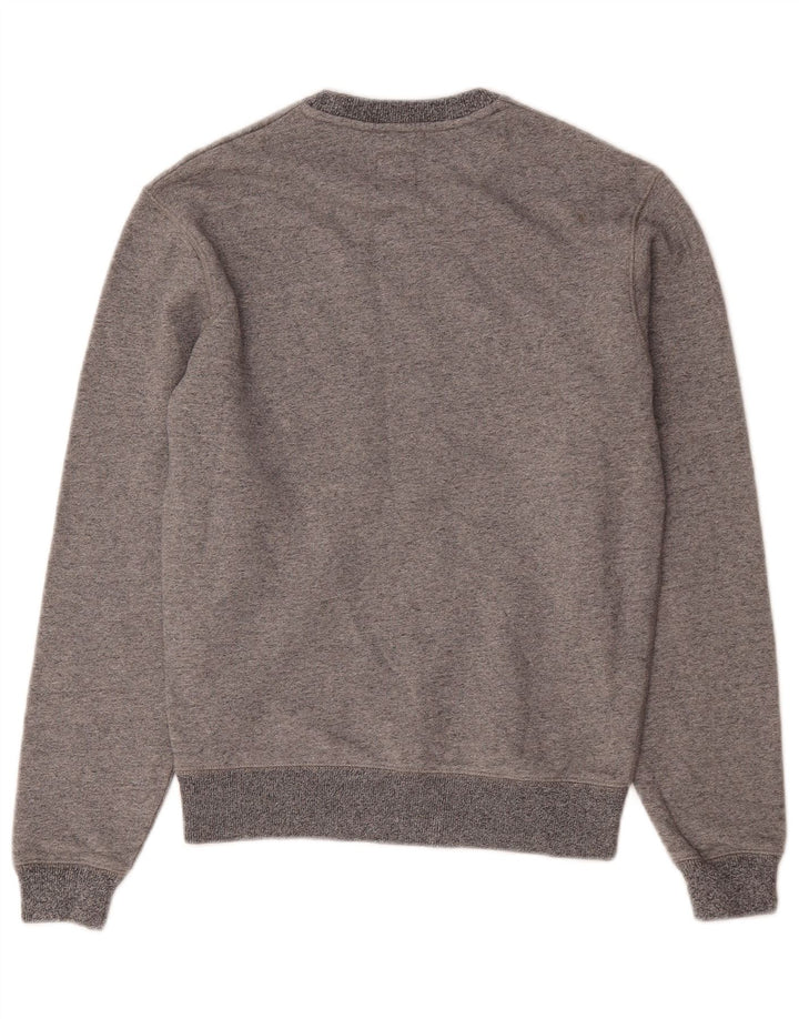 Jack Wills Herren-Sweatshirt mit Grafik, XS, grau gefleckte Baumwolle