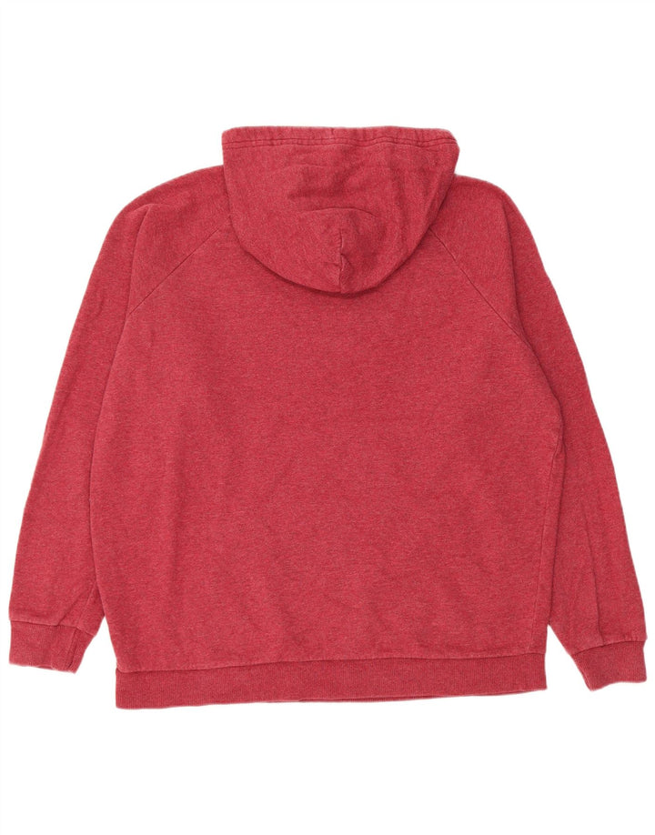 UNDER ARMOUR Herren-Kapuzenpullover aus mittlerer burgunderroter Baumwolle