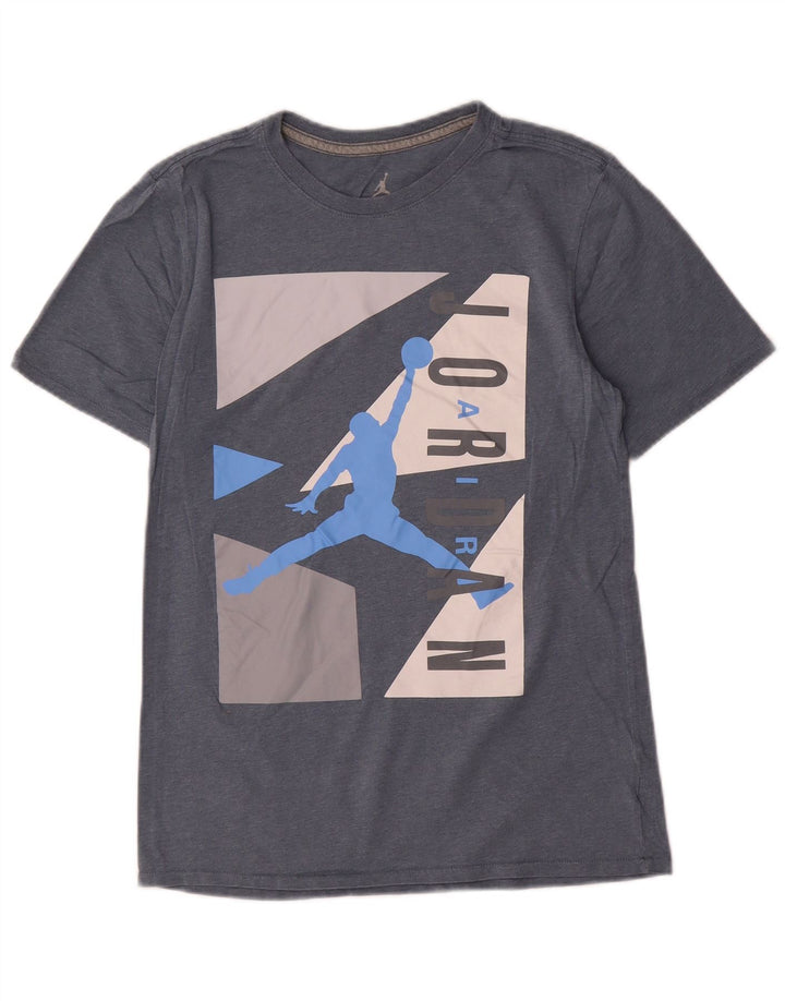 Jordan Herren-T-Shirt mit Grafik, Größe S, Grau