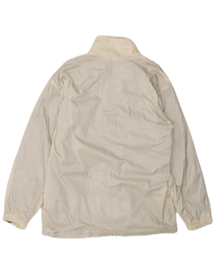 Burton Herren-Snowboard-Windbreaker-Jacke, UK 38, Mittelweiß, Farbblock