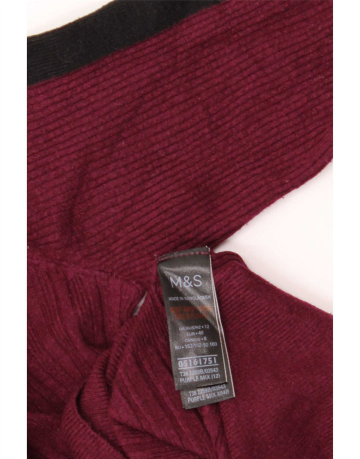 Marks & Spencer Rollkragenpullover für Damen, Gr. 12, Mittelviolett