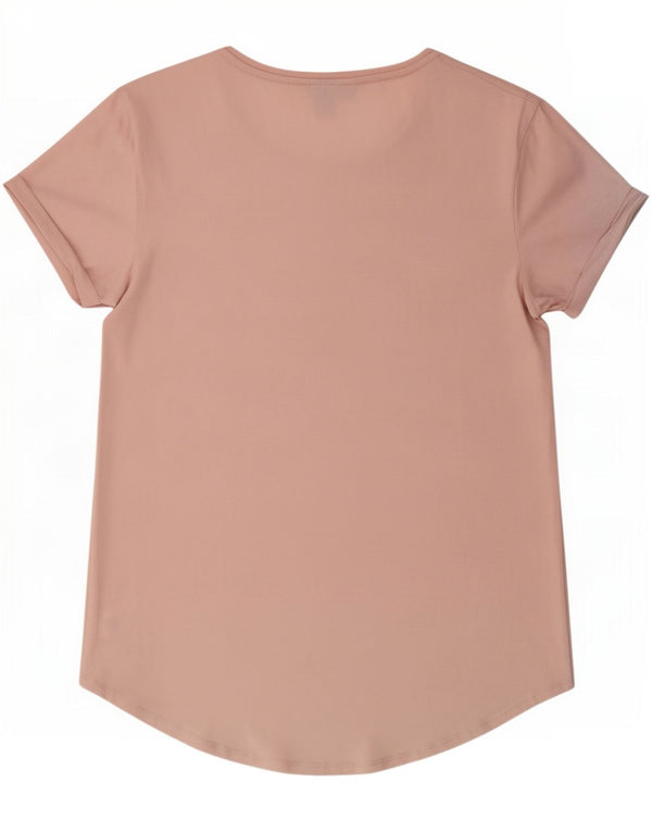 G-Star Damen T-Shirt Top UK 16 Large Rosa Baumwolle