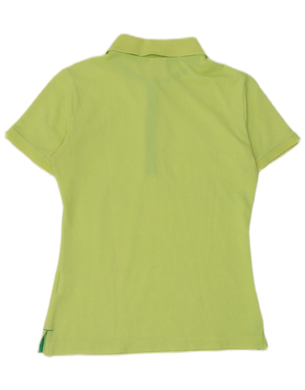 Champion Damen Heritage Fit Poloshirt UK 10 Small Grüne Baumwolle
