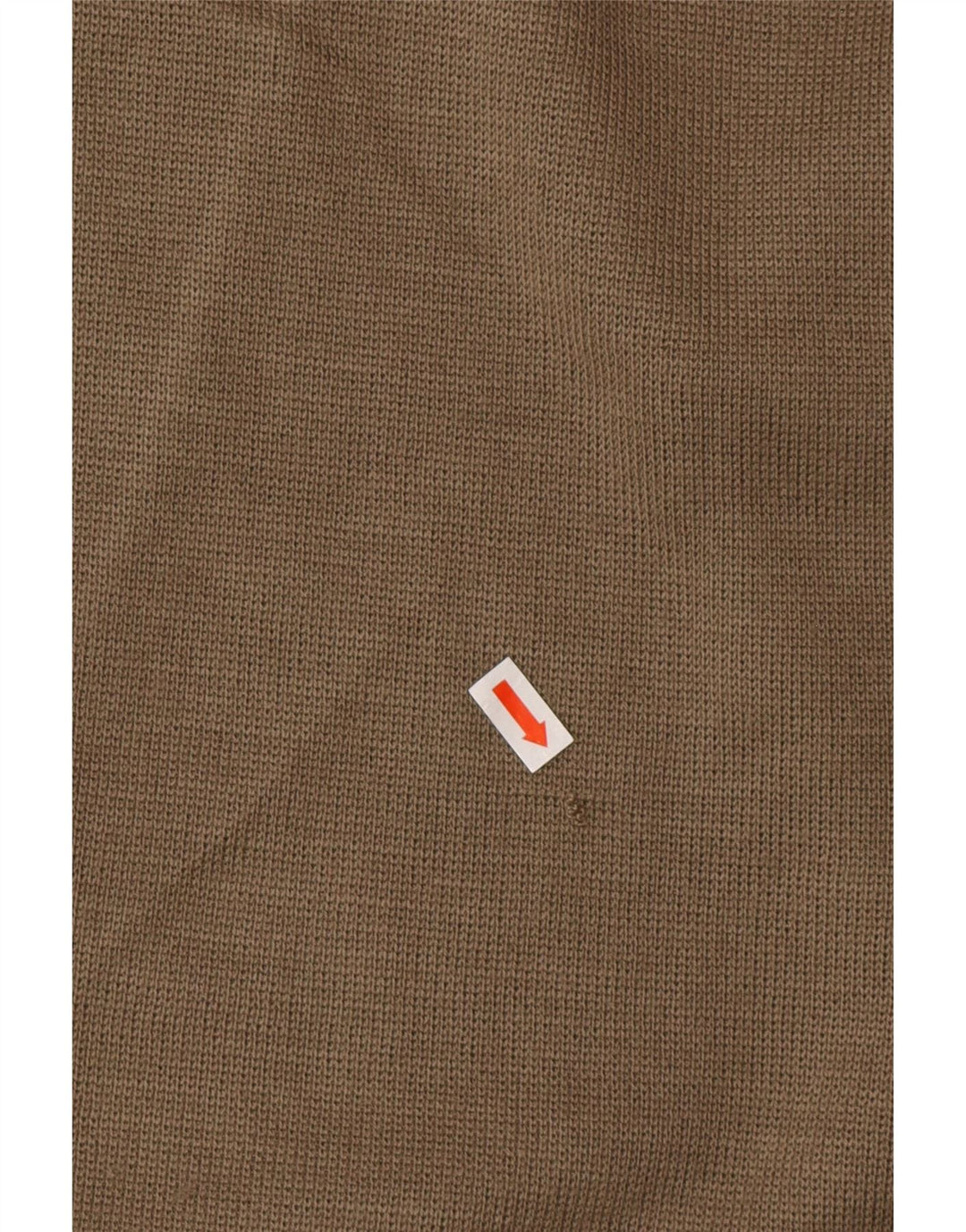 VINTAGE Herren-Strickjacke mit lockerer Passform, großes grün gestreiftes Polyamid